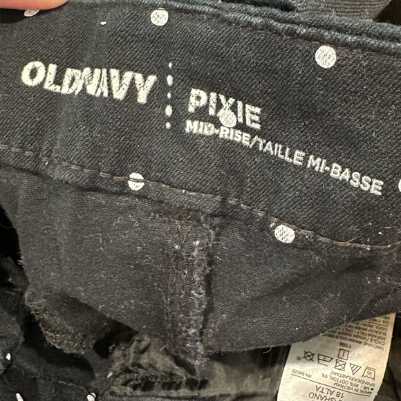 Old Navy Polka Dot Pixie Pants 18 Tall - Picture 2 of 3
